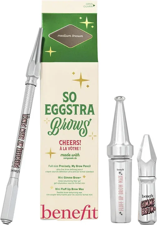 Benefit Cosmetics - So Eggstra Brows Set | Medium Brown