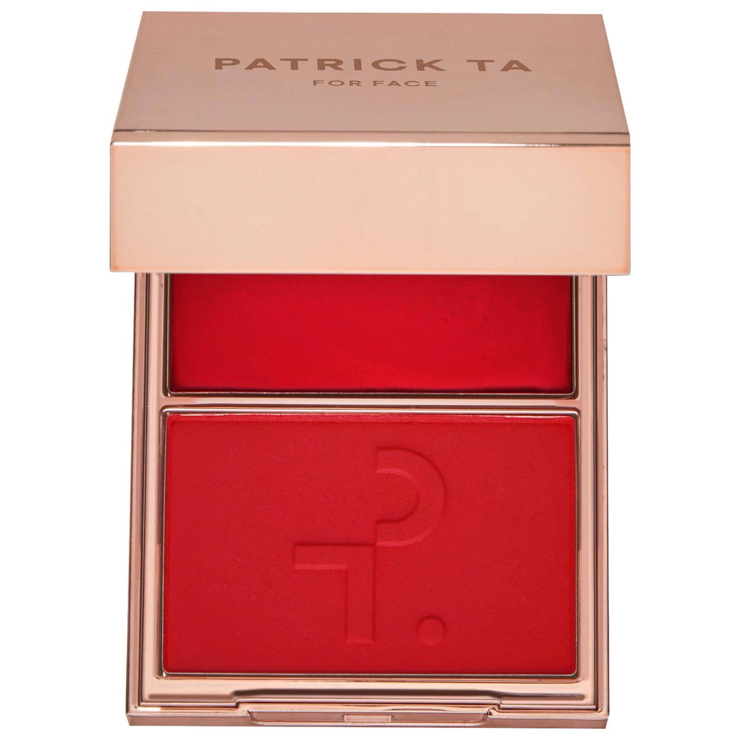 Patrick Ta - Major Headlines - Double-Take Creme &amp; Powder Blush Duo | She Left Me On Red - warm vivid red