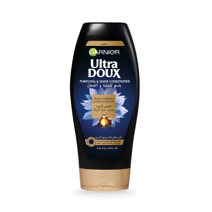 Garnier Ultra Doux - Black Charcoal conditioner | 200 mL