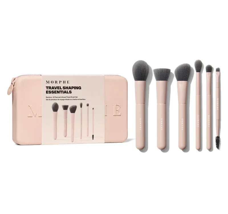 MORPHE - Travel Shaping Essentials Bamboo &amp; Charcoal Infused Travel Brush Set