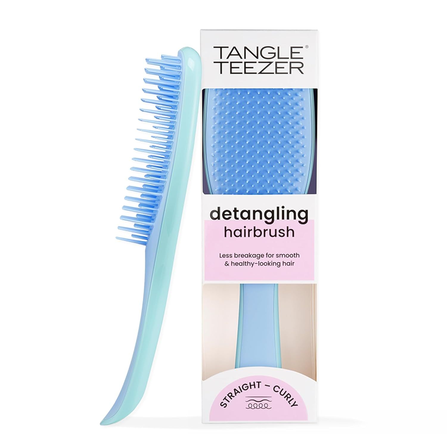 Tangle Teezer - The Ultimate Wet Detangler - Straight or Curly Hair | Blue/Turquoise