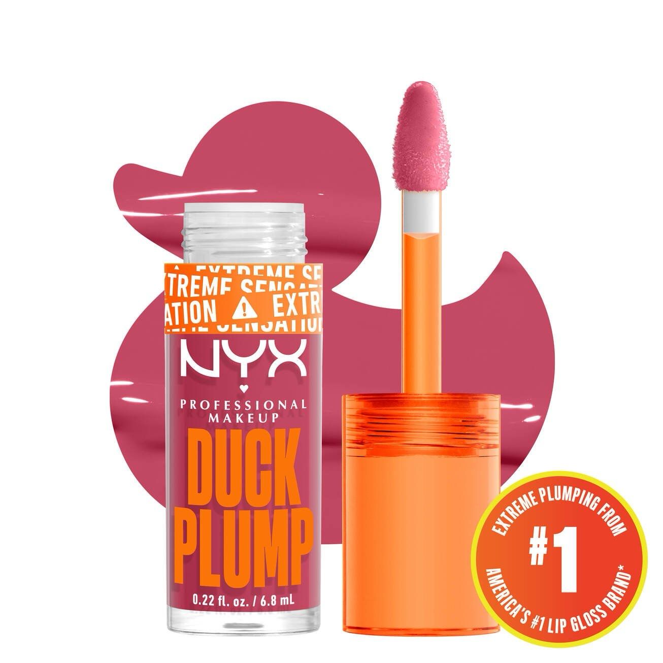 NYX - Duck Plump High Pigment Plumping Lip Gloss | 09 - Strike A Rose