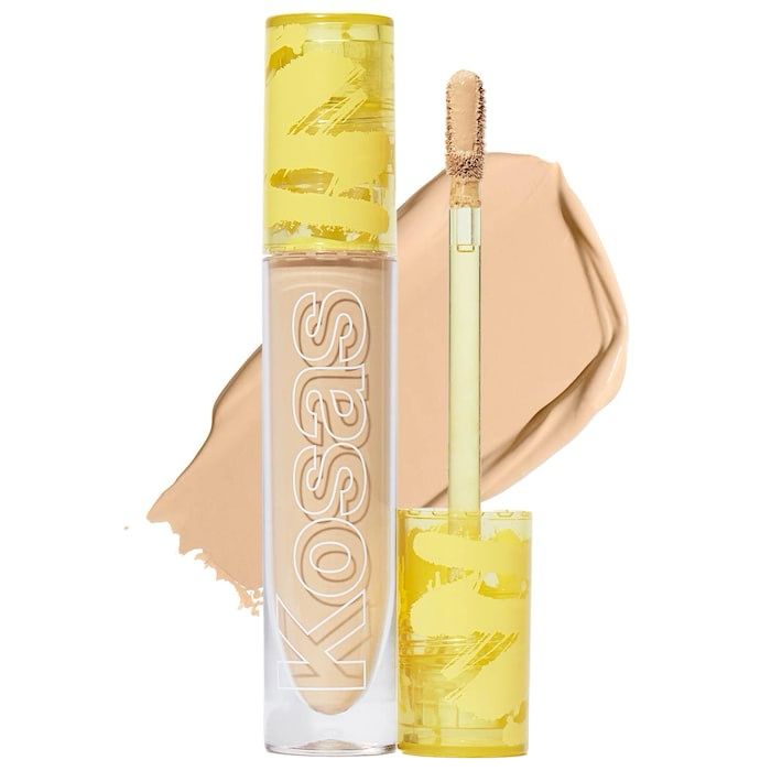 Kosas - Revealer Super Creamy + Brightening Concealer with Caffeine and Hyaluronic Acid | Tone 05 W - medium with golden undertones