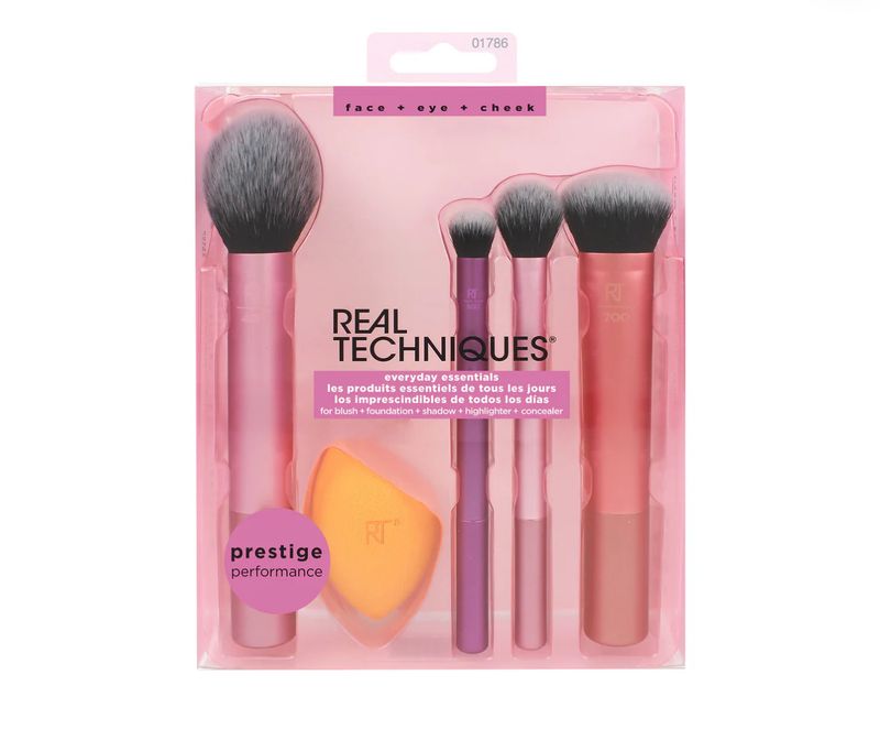 Real Techniques - Everyday Essentials Makeup Brush Set