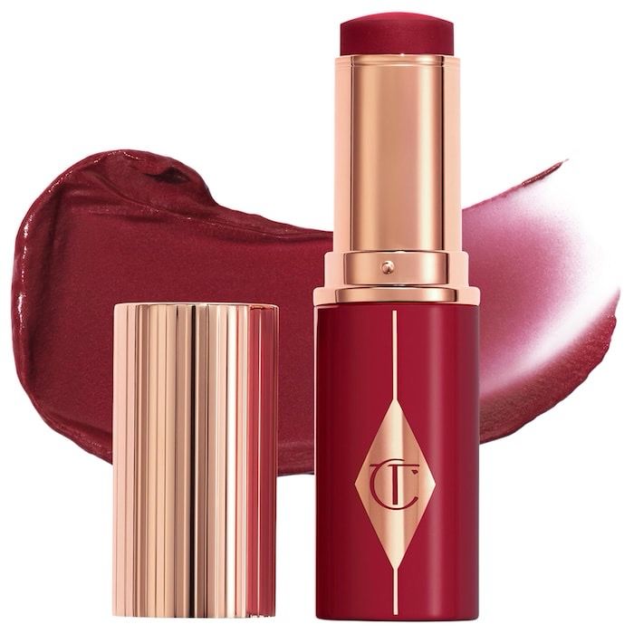 Charlotte Tilbury - Unreal Lip + Cheek Glow Blush Stick with Hyaluronic Acid | Berry Glow