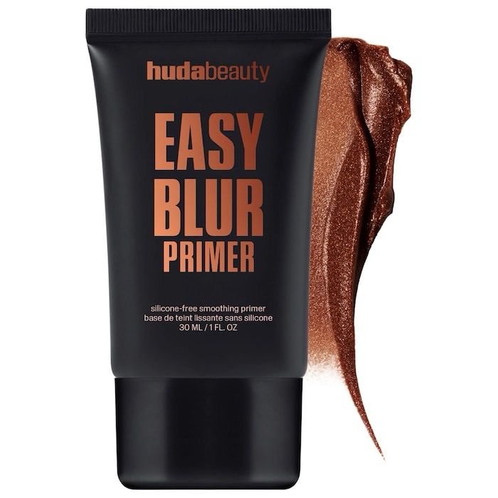 Huda Beauty - Easy Blur Silicone-Free Smoothing &amp; Pore-Minimizing Primer | Bronze Fudge - Bronze Tint