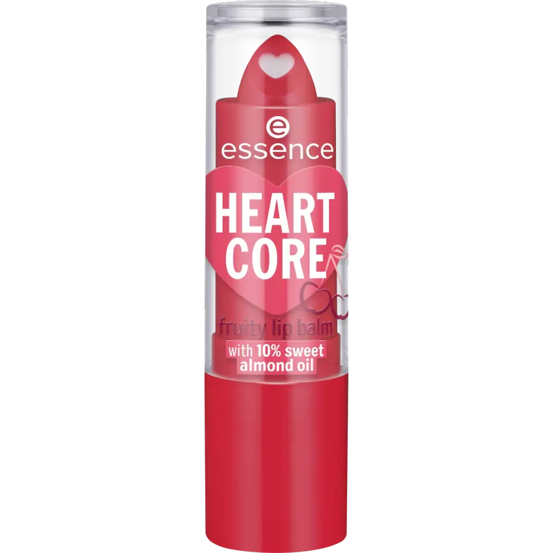 ESSENCE - Heart Core Fruity Lip Balm | 01 Crazy Cherry