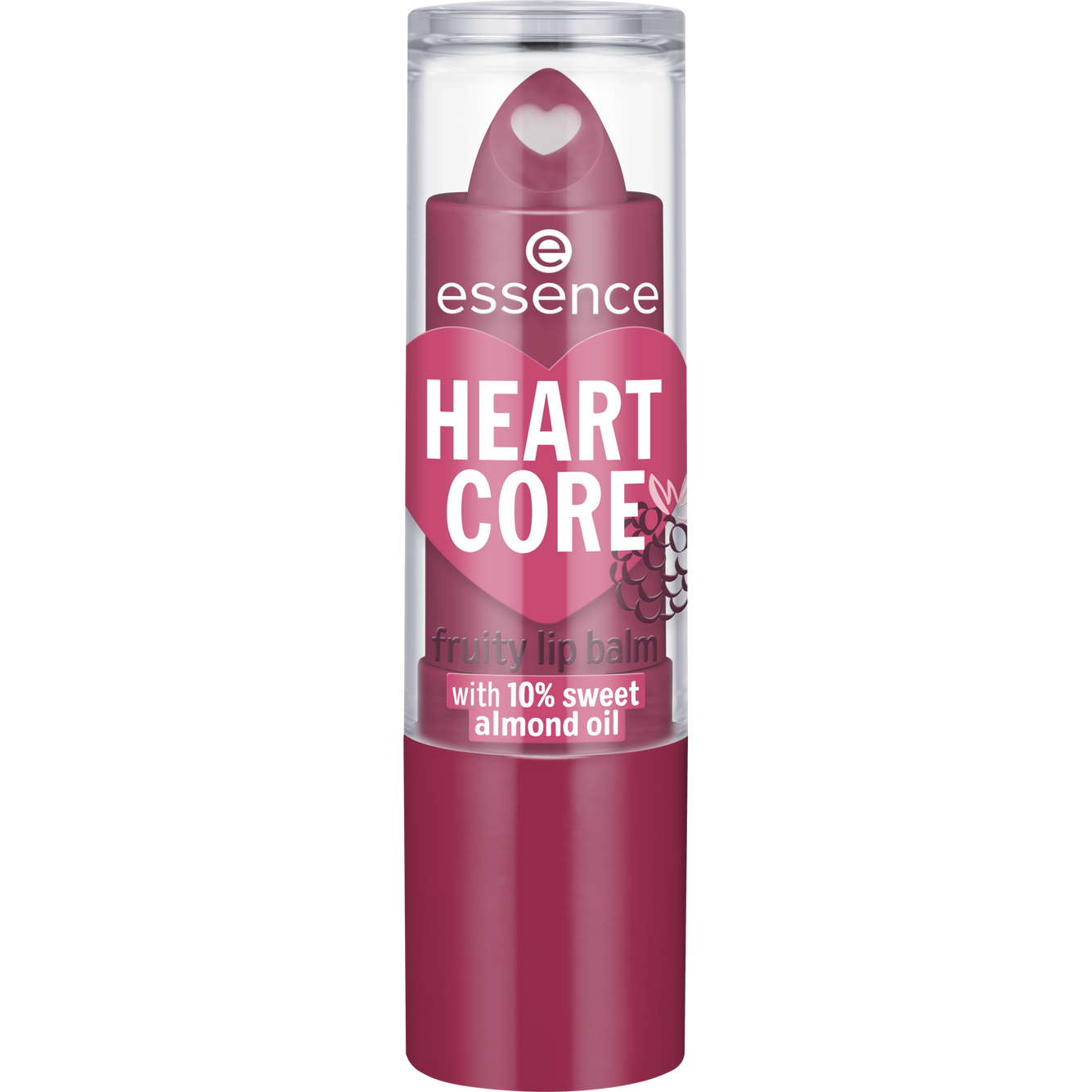 ESSENCE - Heart Core Fruity Lip Balm | 05 Bold Blackberry