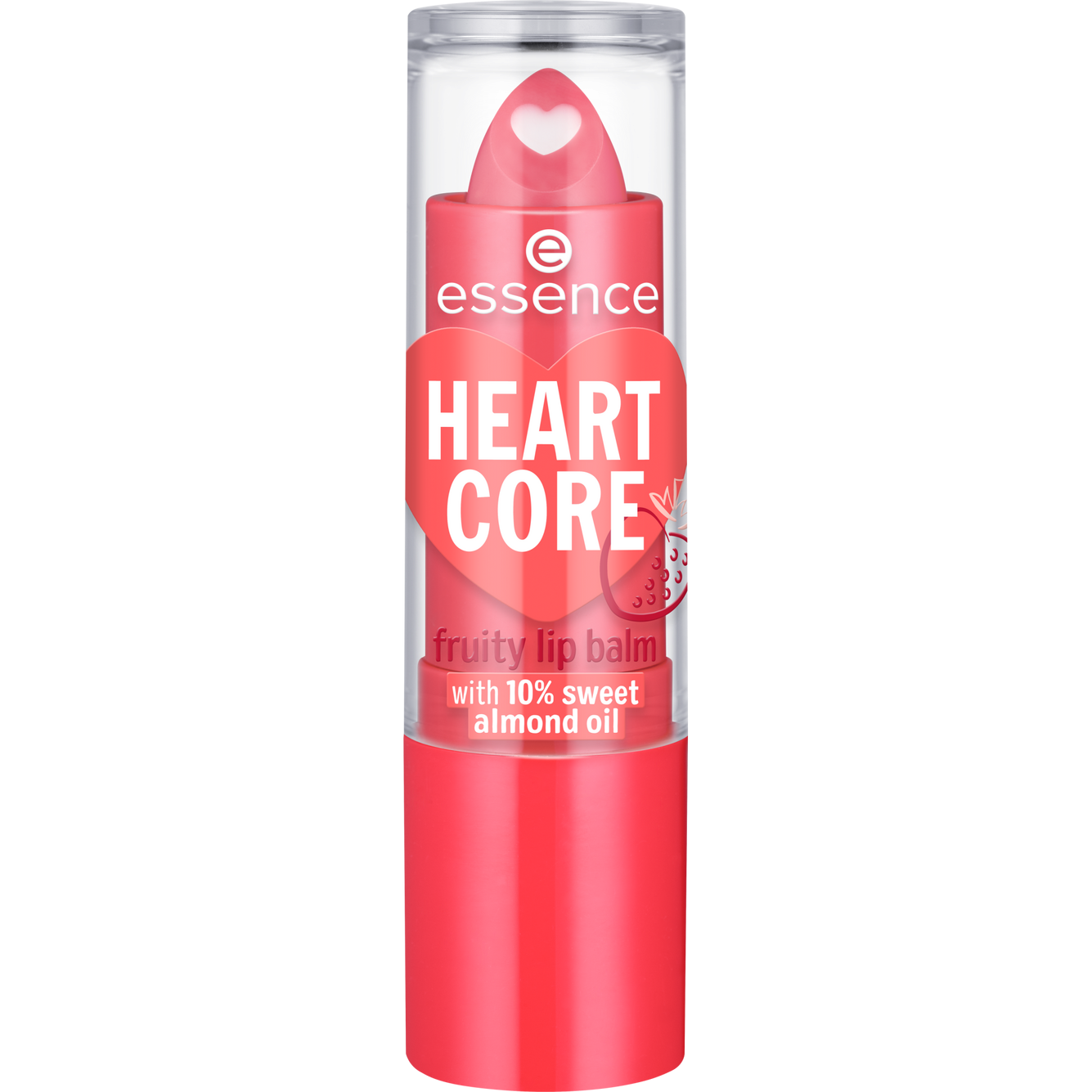 ESSENCE - Heart Core Fruity Lip Balm | 02 Sweet Strawberry