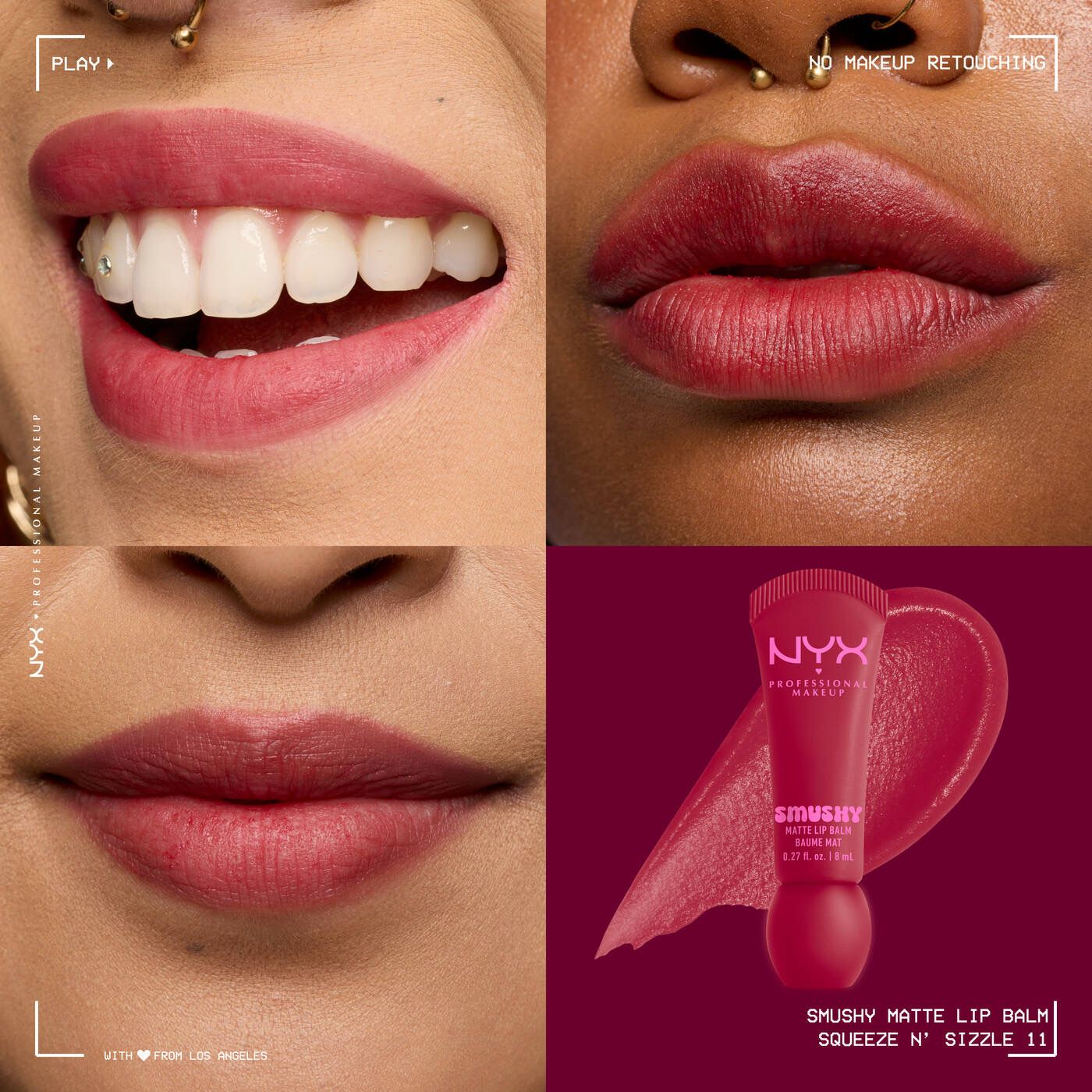 NYX - Smushy Matte Lip Balm | 11 Squeeze N’ Sizzle