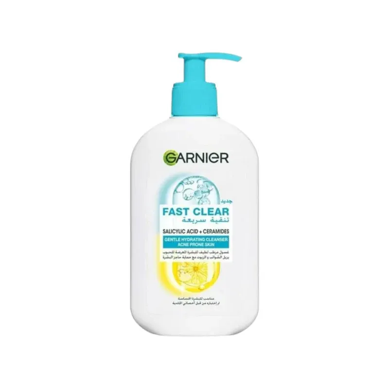 Garnier - Fast Clear Gentle Hydrating Cleanser Acne Prone Skin