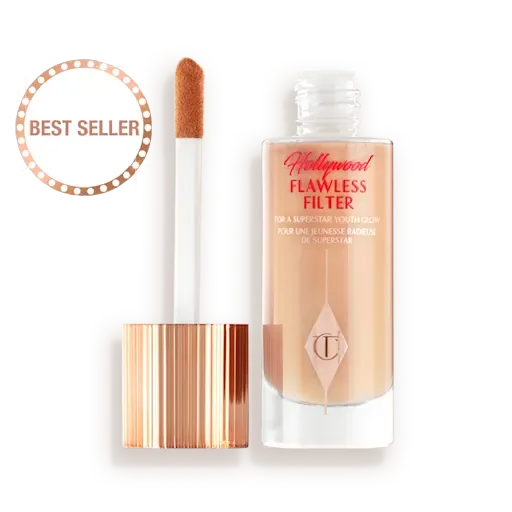 Charlotte Tilbury - Mini Hollywood Flawless Filter |  2 Fair - Peachy Beige for light skin tones