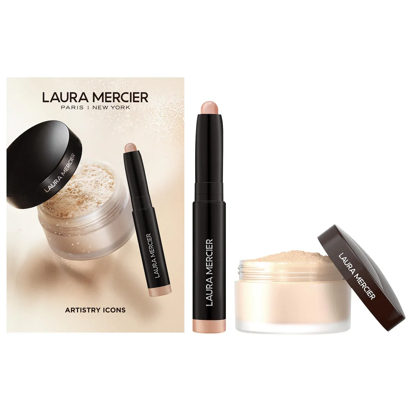 Laura Mercier - Mini Artistry Icons Loose Powder and Eyeshadow Set | Limited Edition
