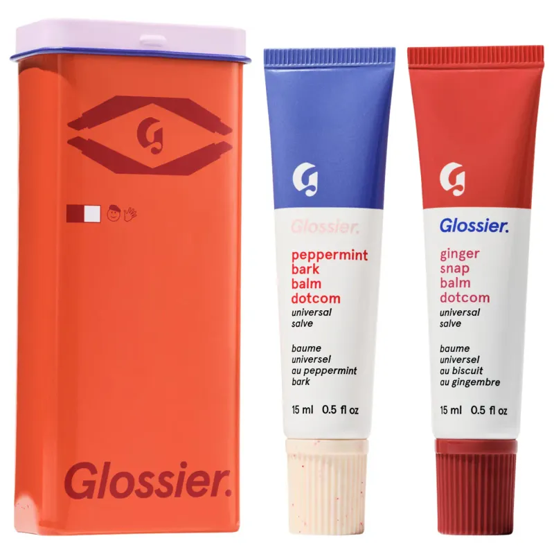 GLOSSIER - Sugar + Spice Balm Dotcom Lip Balm Duo Makeup Gift Set