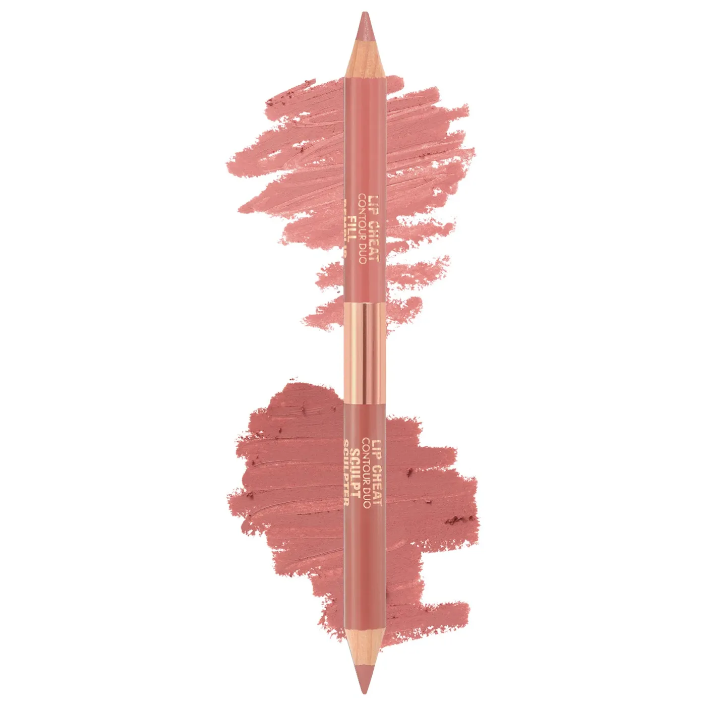 Charlotte Tilbury - Super Nudes Lip Cheat Contour Duo Lip Liner | Fair - Nude Pink Mauve