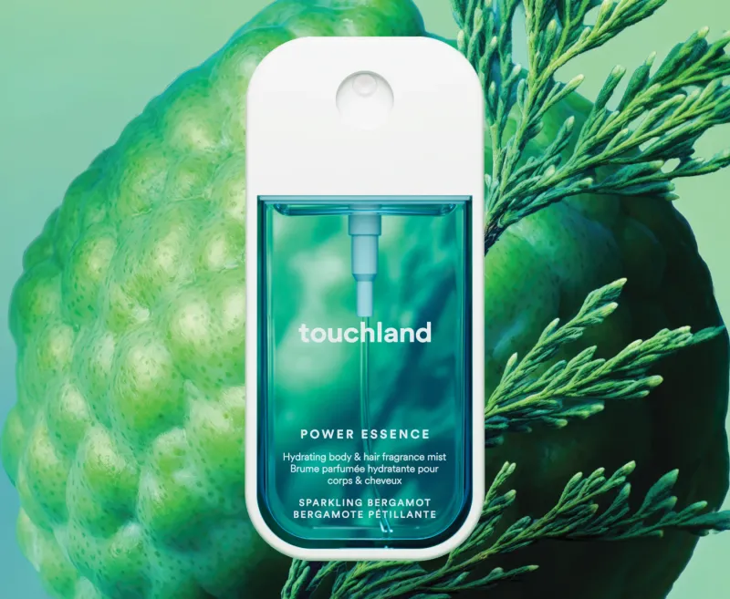 TOUCHLAND - Power Essence Body &amp; Hair Fragrance Mist | Sparkling Bergamot