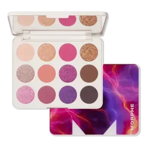 MORPHE - Chroma Plus 12 Pan Eyeshadow Palette | Electric Currant