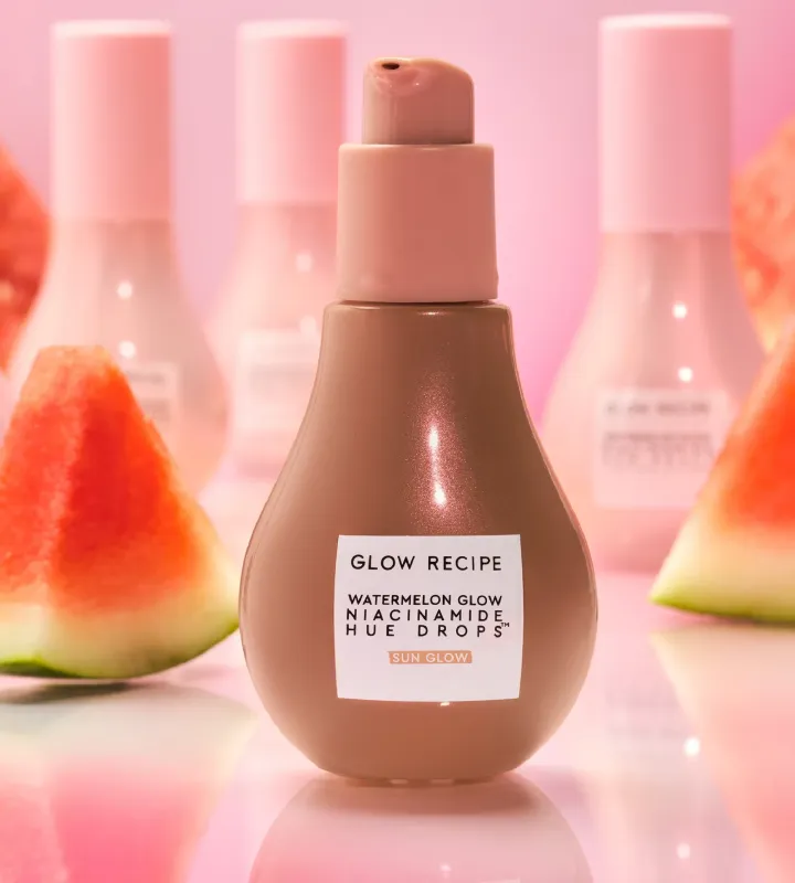 Glow Recipe - Watermelon Glow Niacinamide Hue Drops Tinted Serum | Sun Glow 40 mL