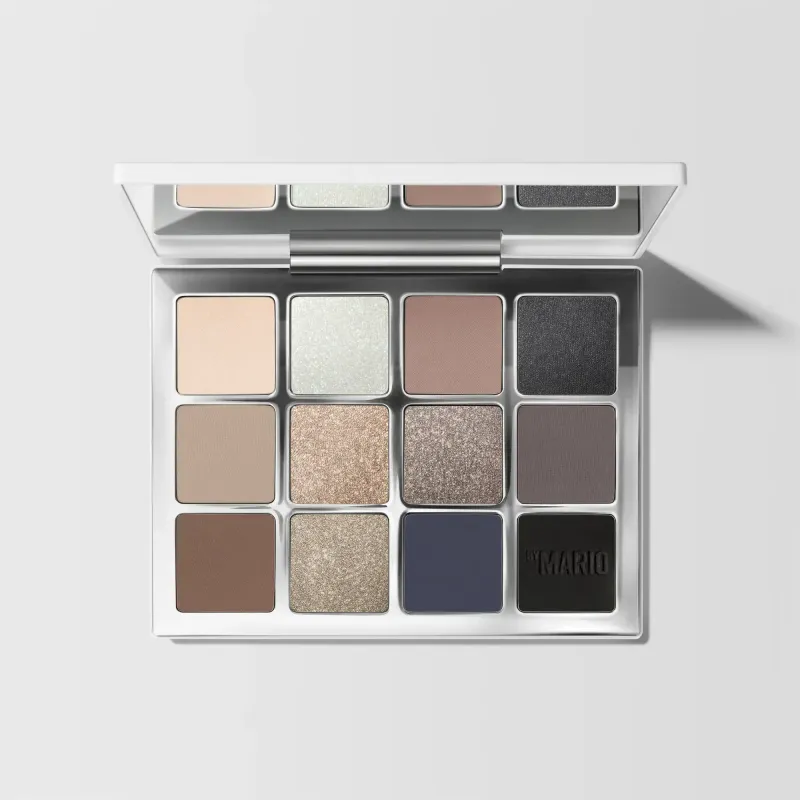 MAKEUP BY MARIO - Ethereal Eyes Eyeshadow Palette | Moonlight - 12 universal neutral shades