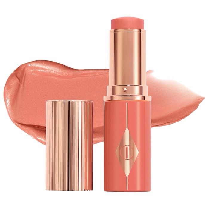 Charlotte Tilbury - Unreal Lip + Cheek Glow Blush Stick with Hyaluronic Acid | Peachy Glow