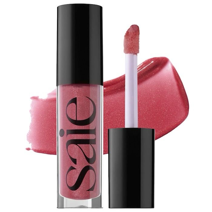 Saie - Glossybounce™ High-Shine Hydrating Lip Gloss Oil | Remix - mauve shimmer