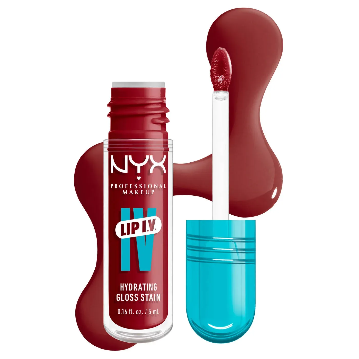 NYX - Lip I.V. Hydrating Lip Gloss Stain | 13 Cranberry Splash