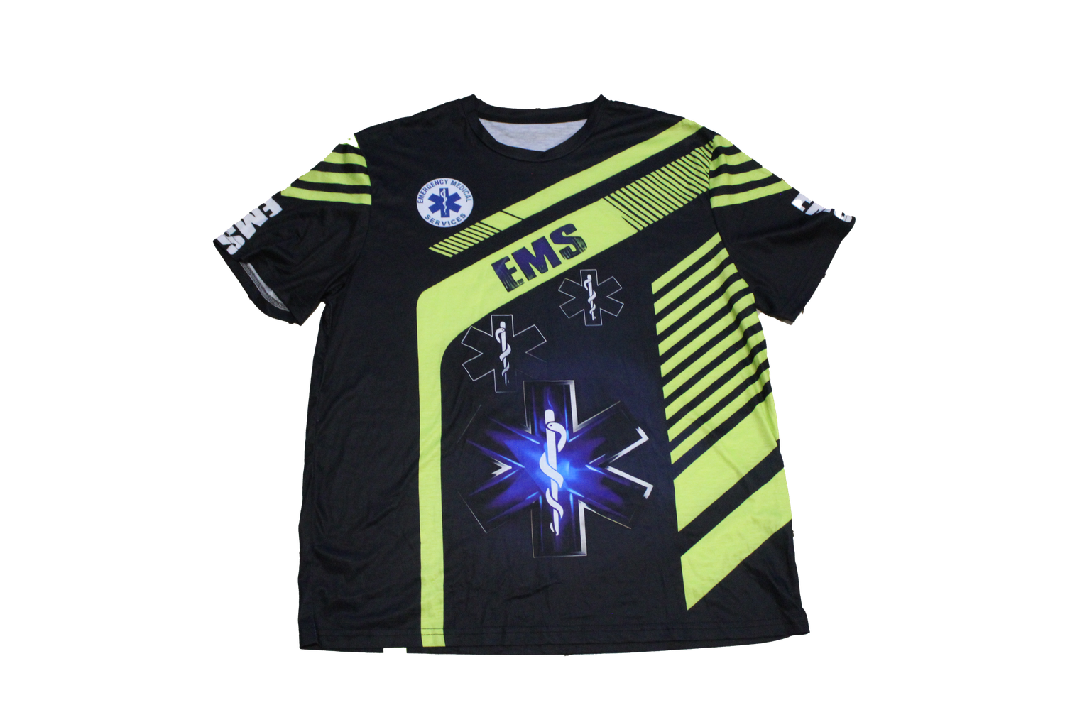 EMS neon green &amp; blue