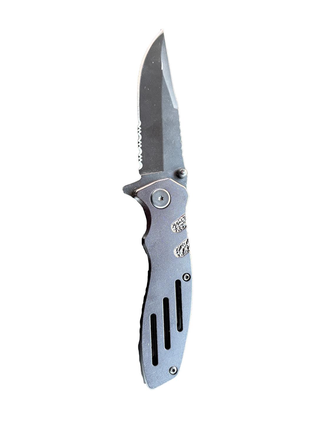 No brand medium black knife