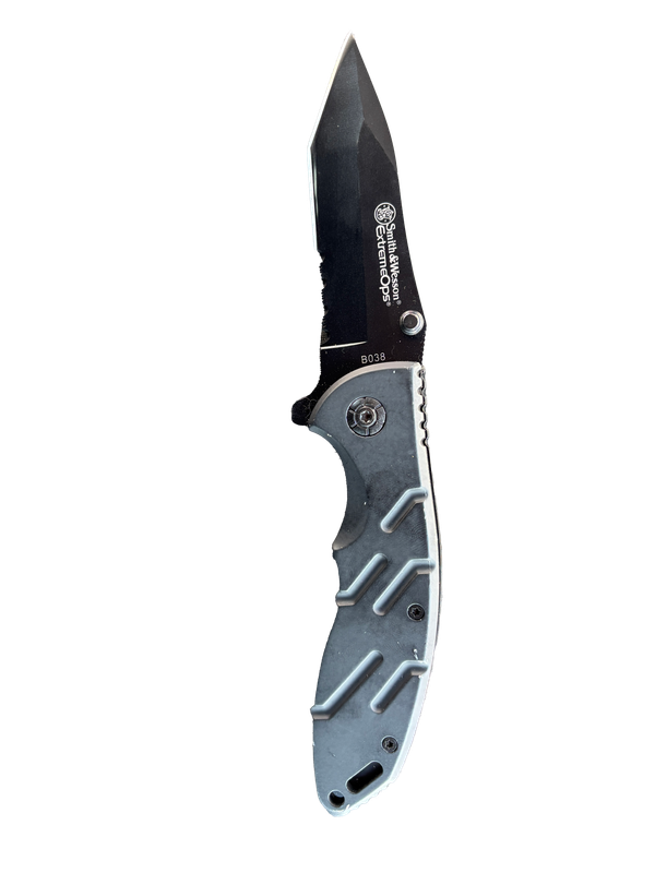 Smith and Wesson medium matt black knife