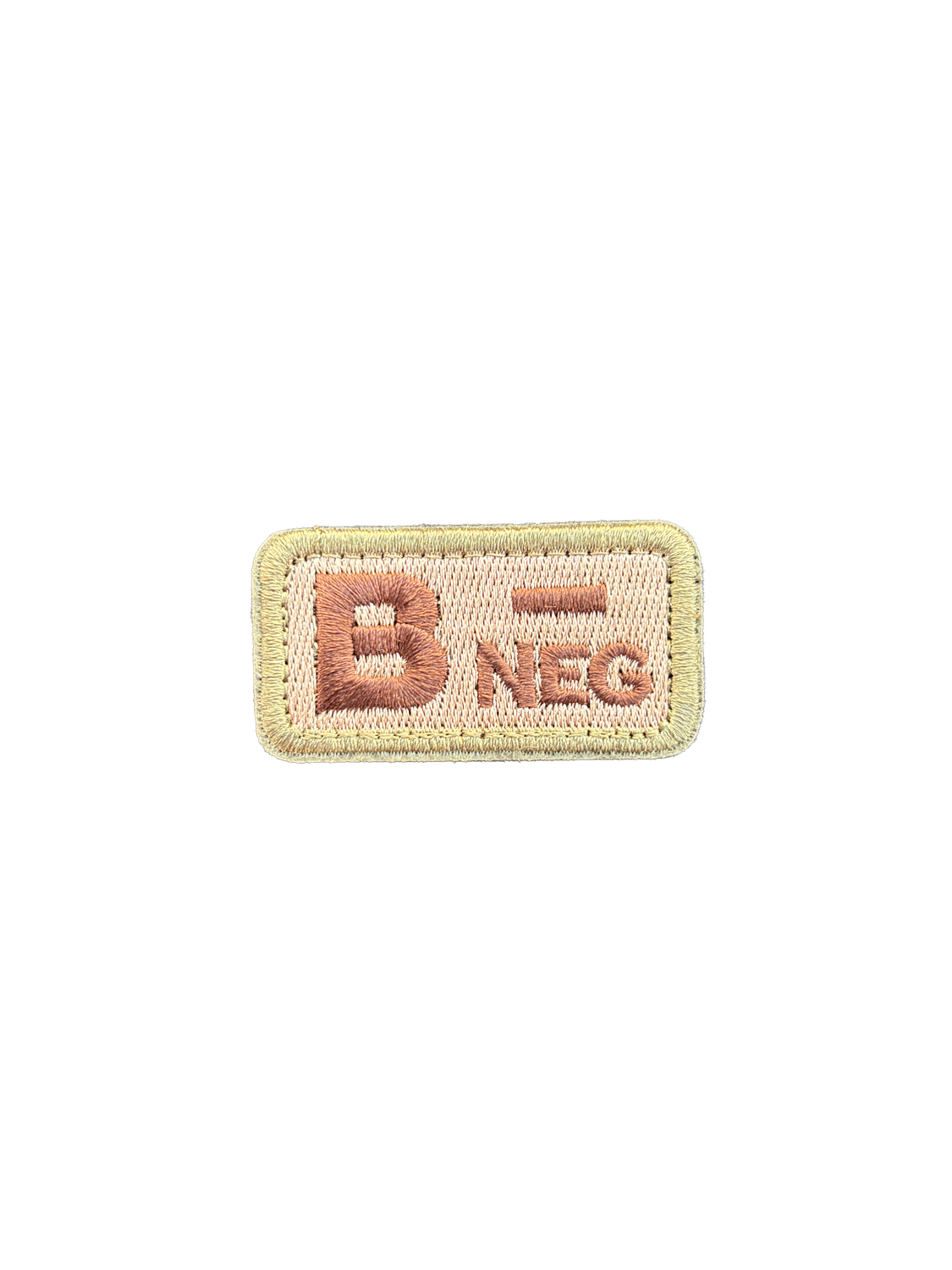 Blood type velcro patches