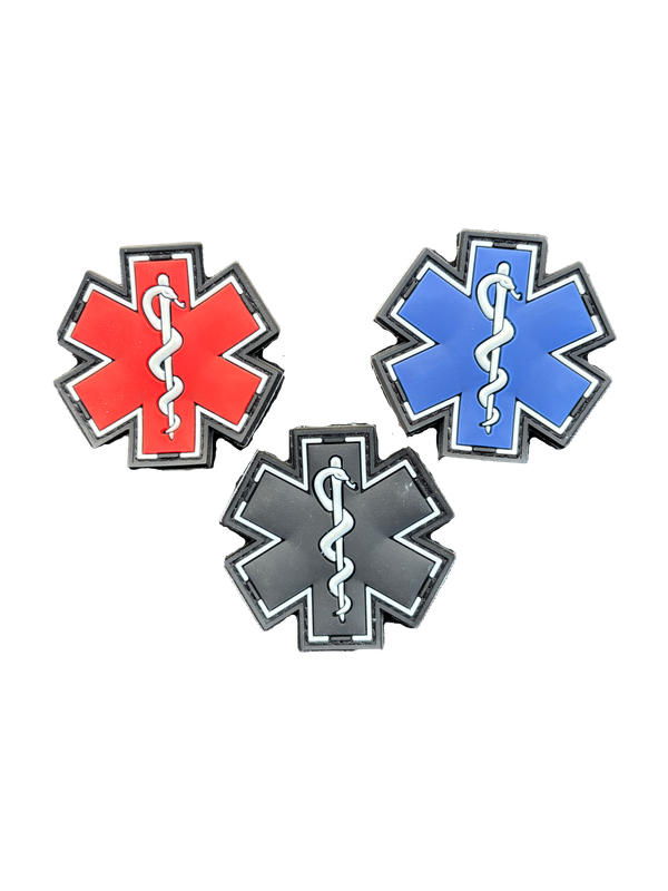 Large velcro EMS star of life patches