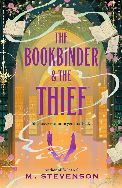 The Bookbinder & The Thief by M. Stevenson book cover