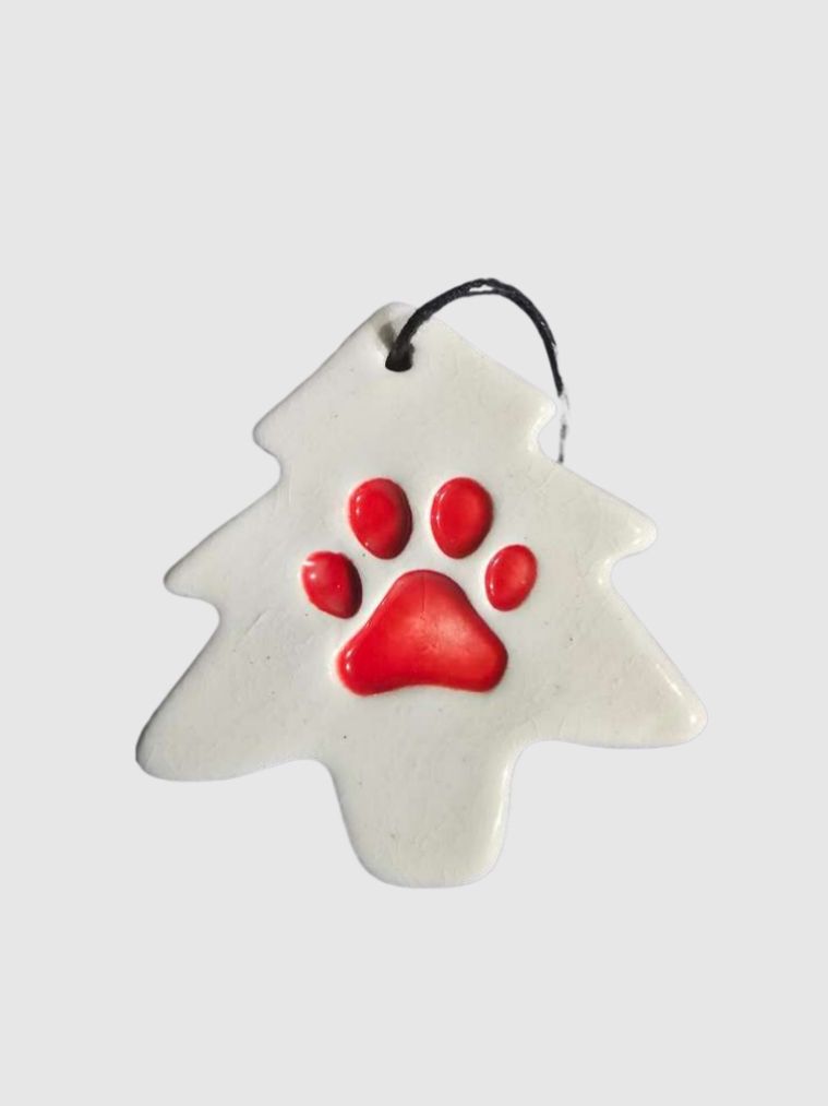 Paw print Xmas  decoration