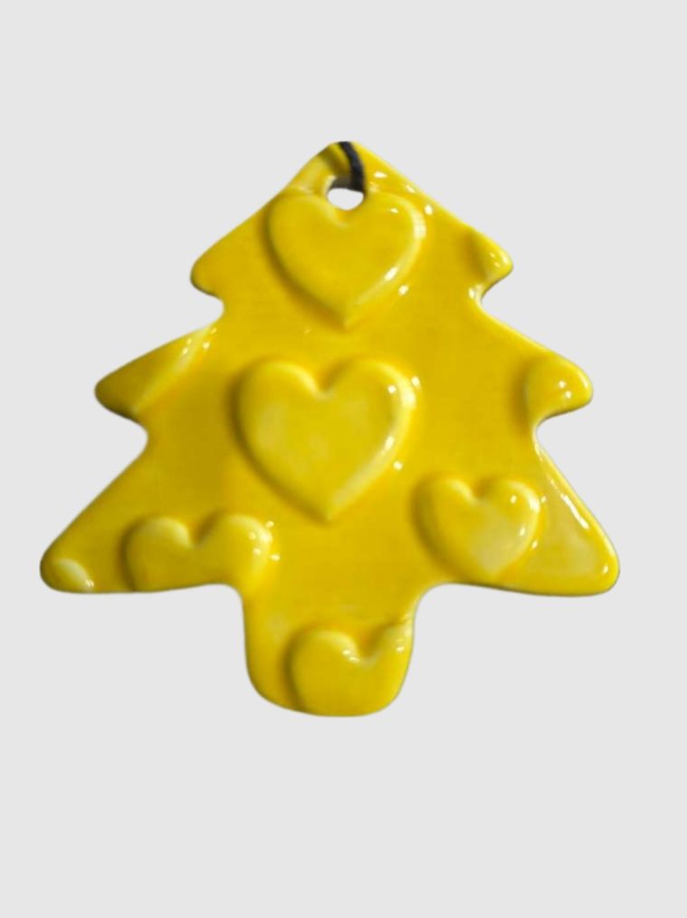Embossed  Heart Xmas decoration