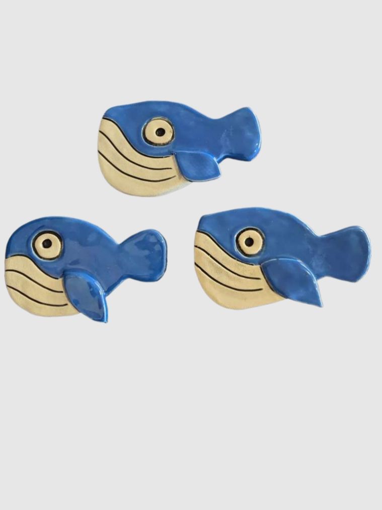 Set of 3 Whales