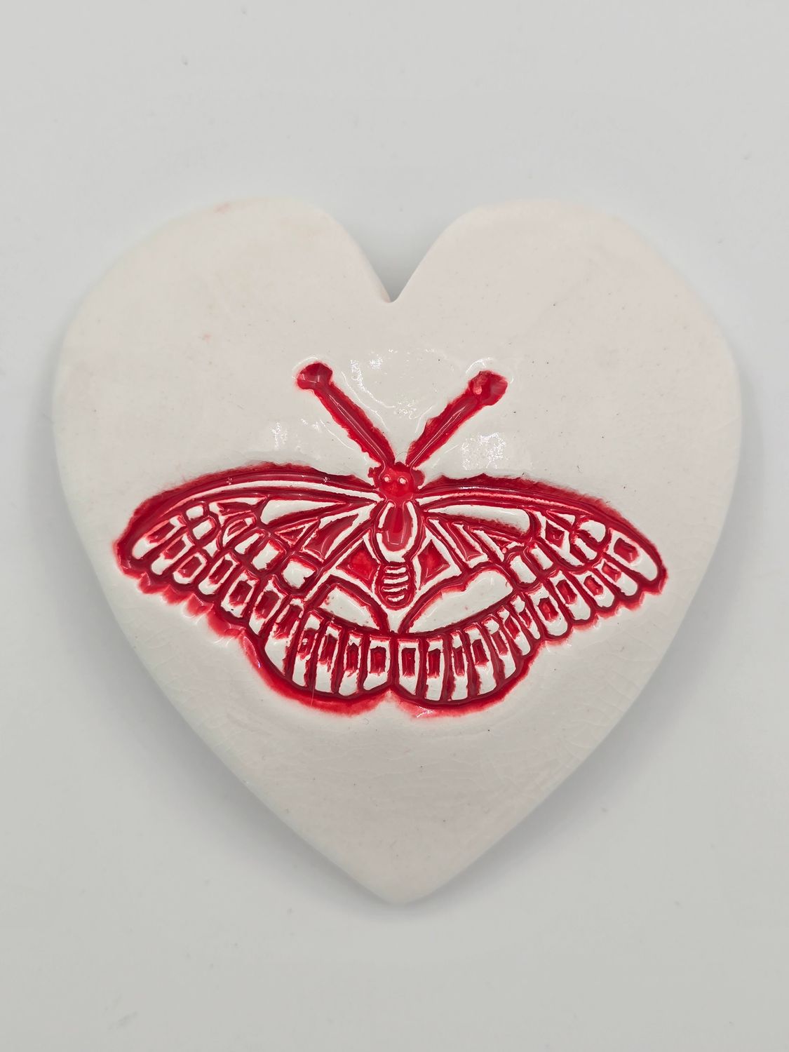 Butterfly  Curved Heart