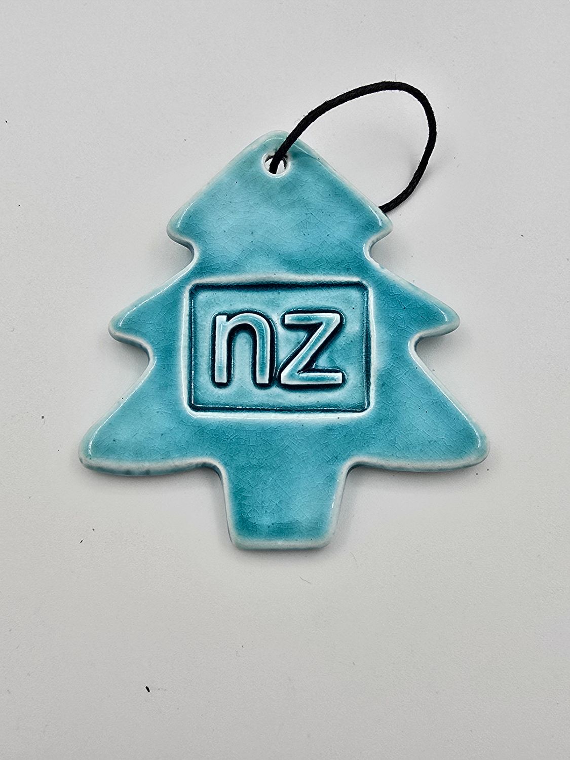 NZ Turquoise  Xmas decoration (L)