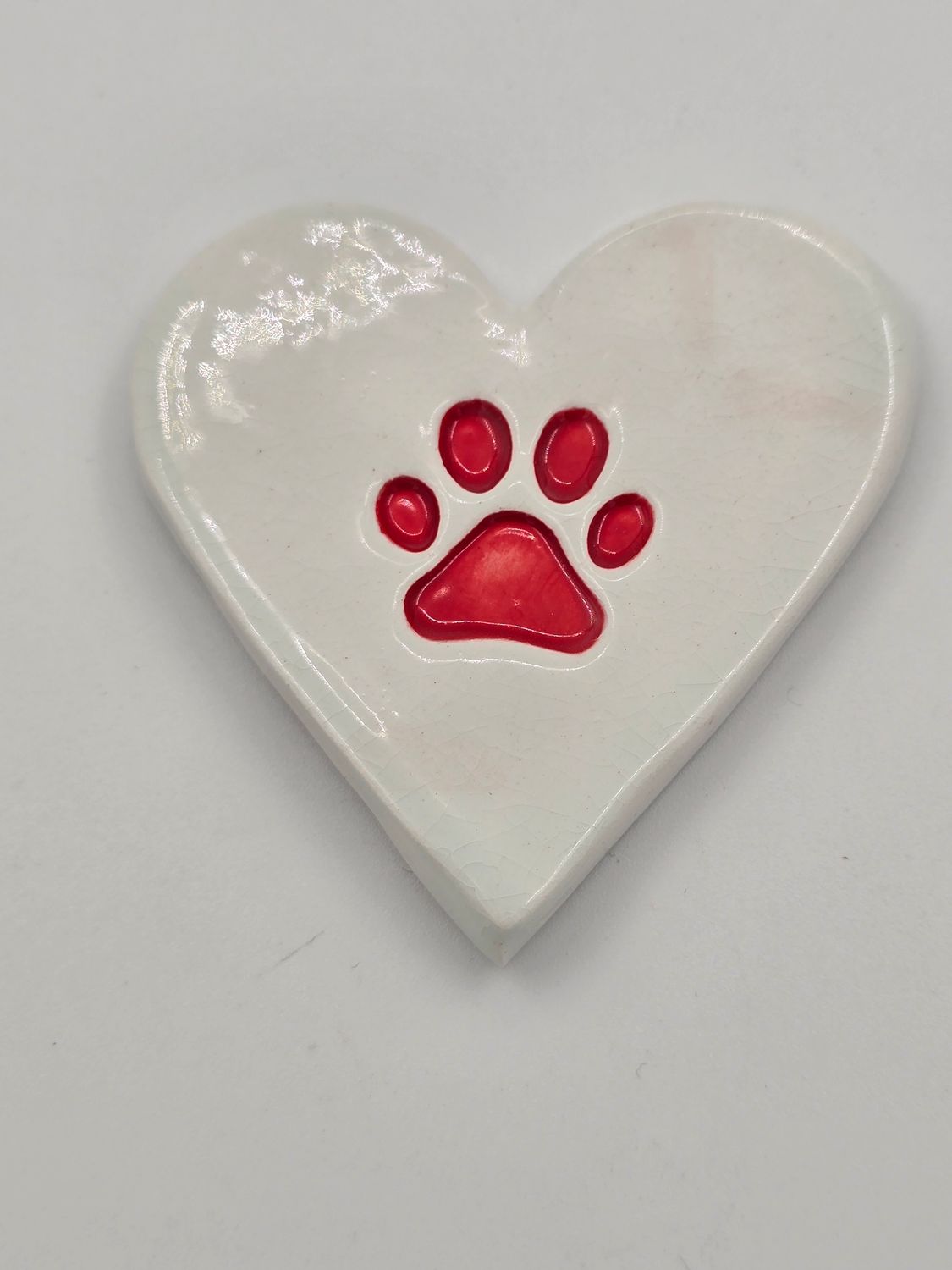 Paw print heart
