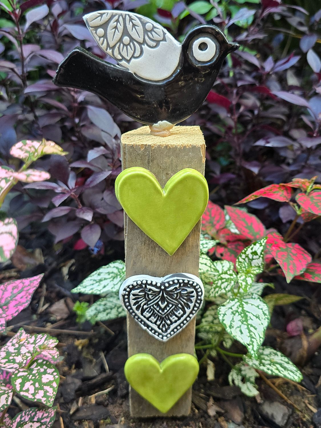 Green  and Black mini post