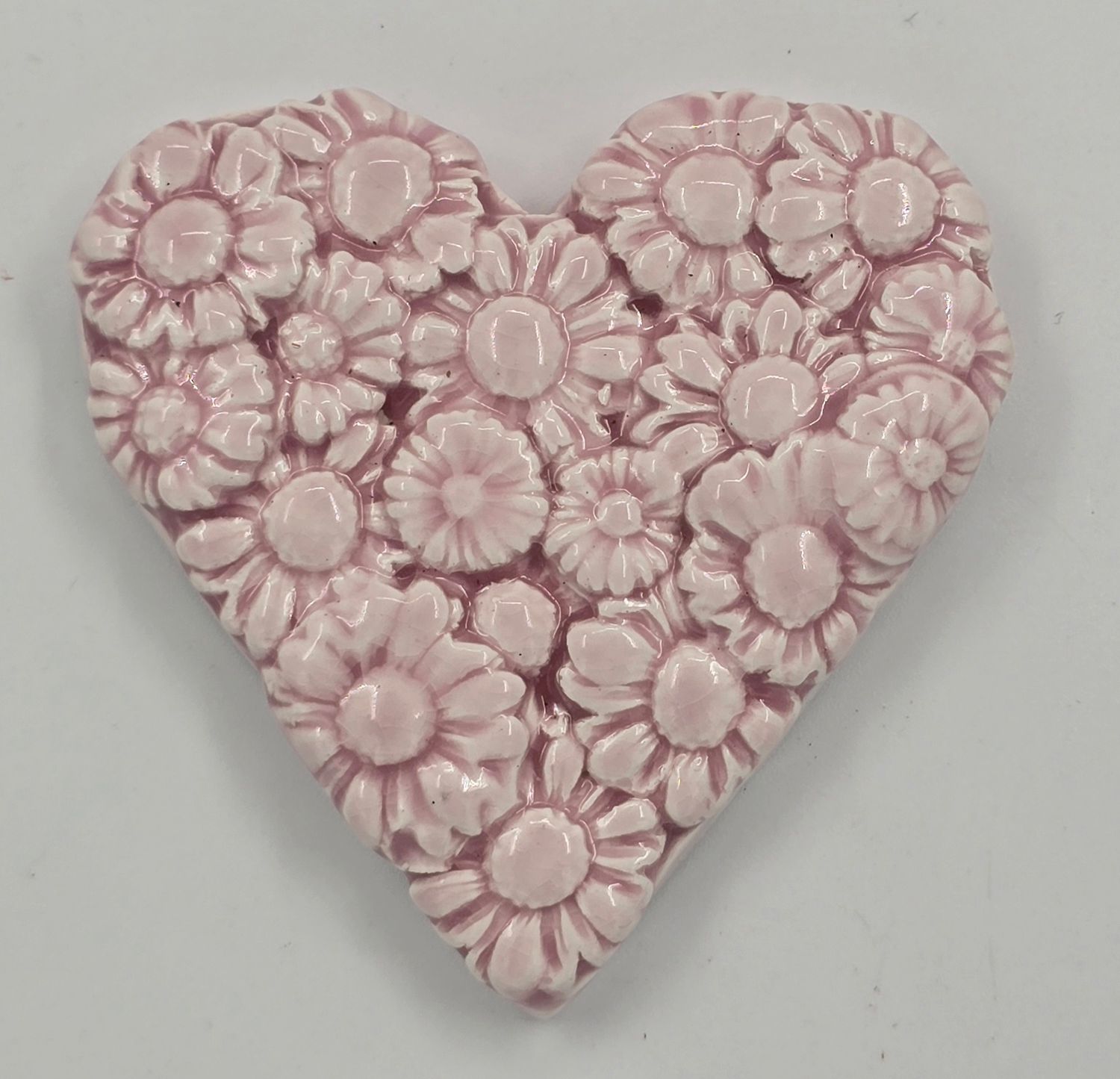 Light Pink flower heart