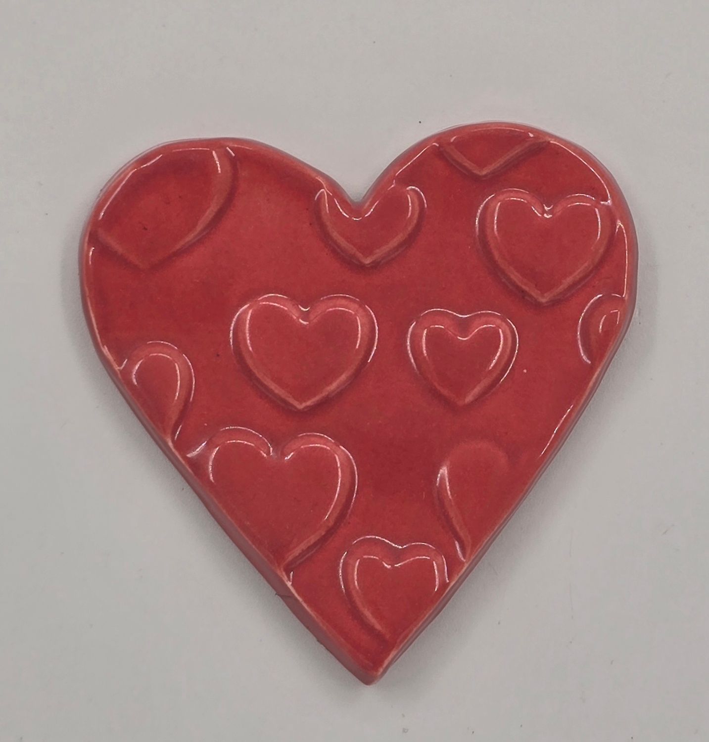 Hot pink Heart with Hearts