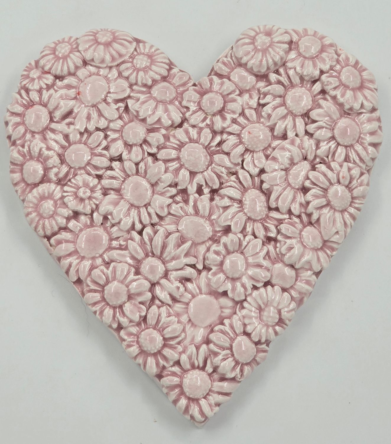 Light  Pink flower heart