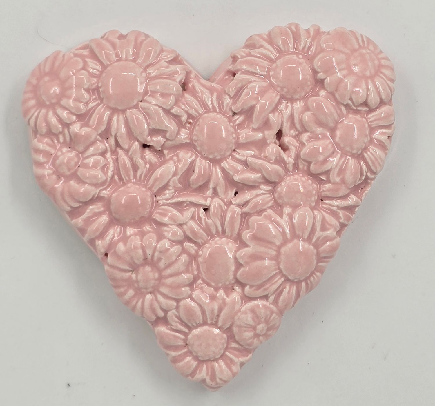 Hot Pink flower heart