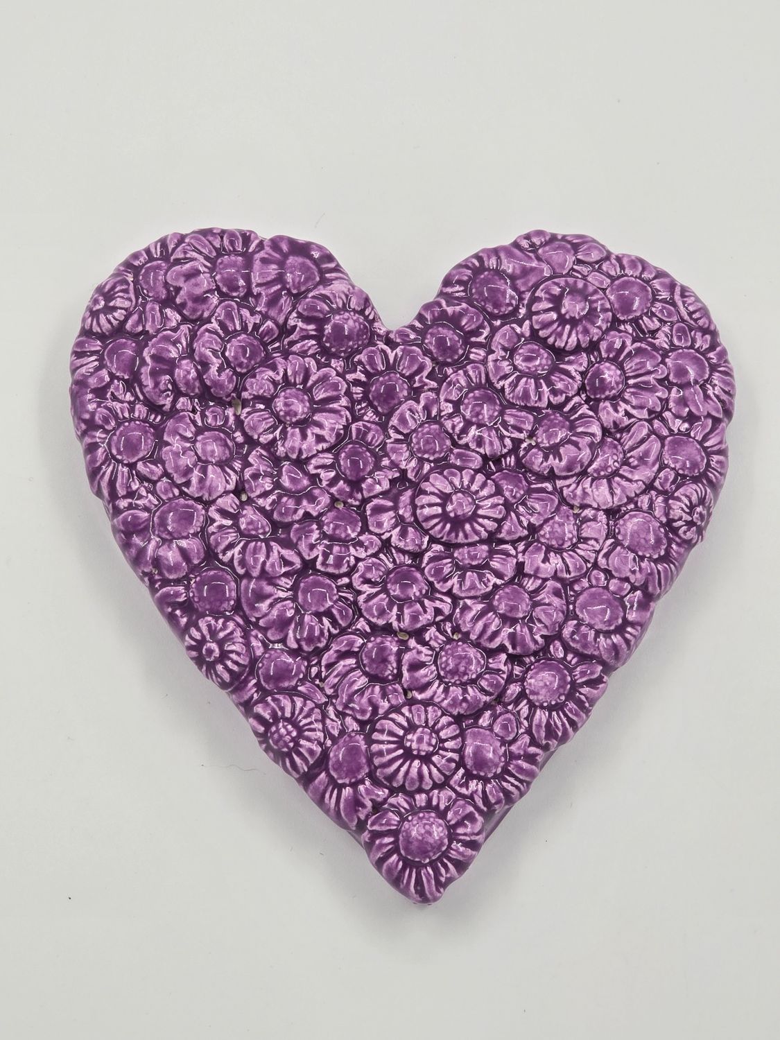 Medium  Mauve  flower heart