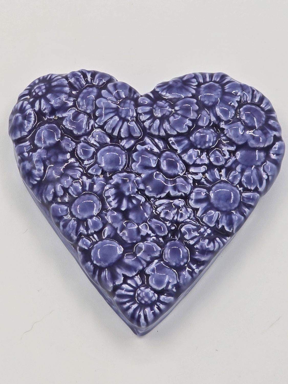 Royal purple flower heart