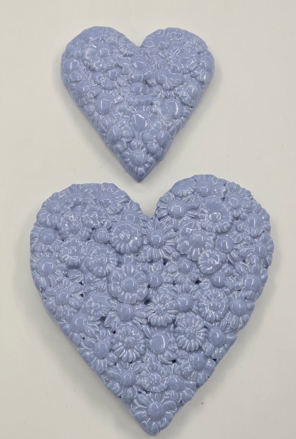 Medium  lavender  flower heart