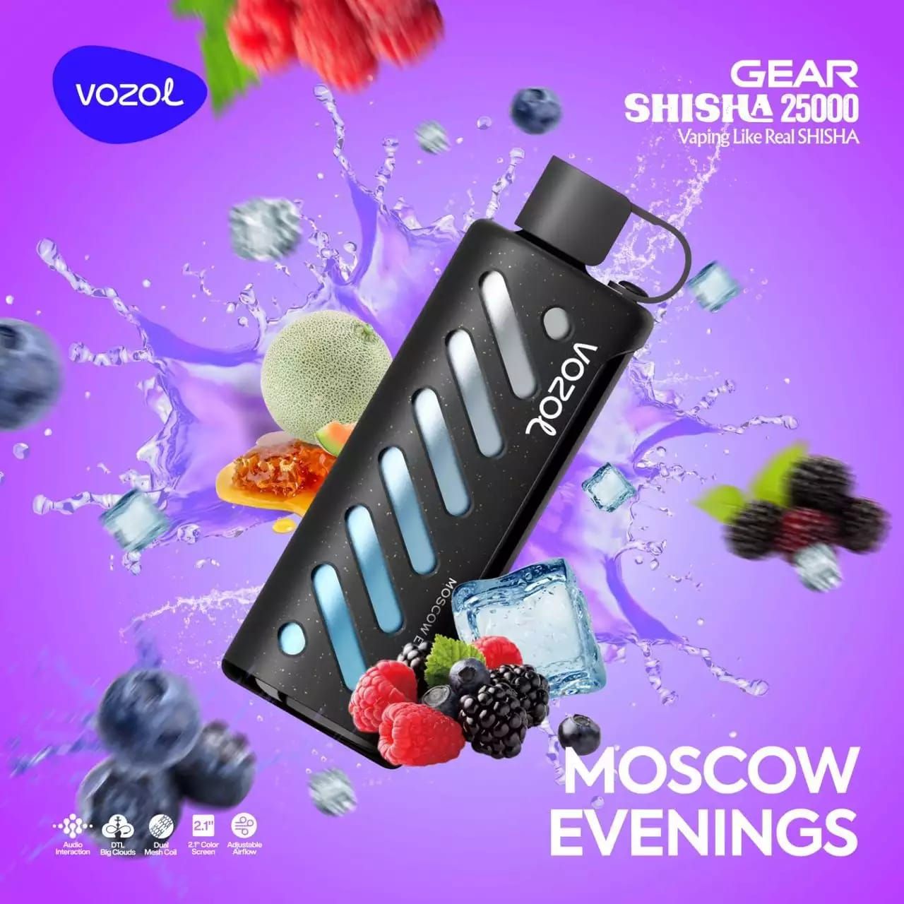 Vozol Gear Shisha 25K Puffs