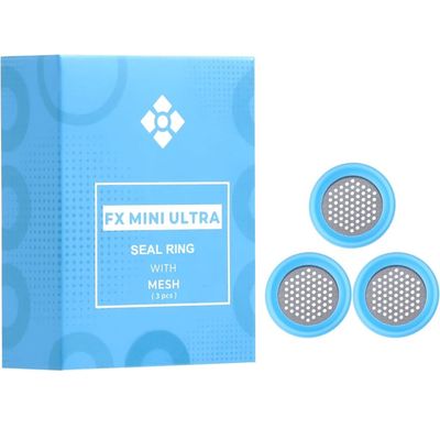 WOLKENKRAFT FX MINI ULTRA Dichtungsringe mit Sieb - 3 Stk. Set