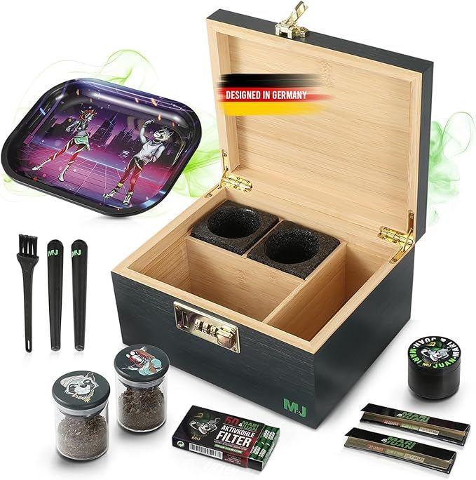 Mari &amp; Juan Bambusbox  mit Zahlenschloss