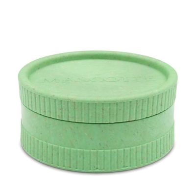 Mascotte® Hanf Grinder Grün 40mm | Kompakte Mühle |  2-Teiliges Set